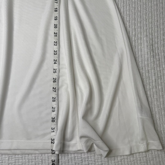 Vintage Nike Dress Womens Large White Block Stitch Court Polo Tennis Fit Y2K - Picture 15 of 16